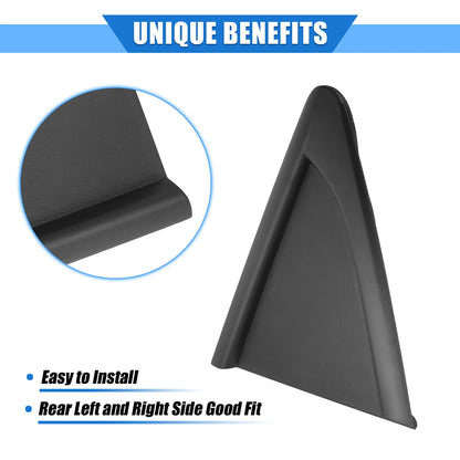 2X Rear Left Right Mirror Corner Triangle Fender Cover for Chevrolet Cruze (2011–2016)