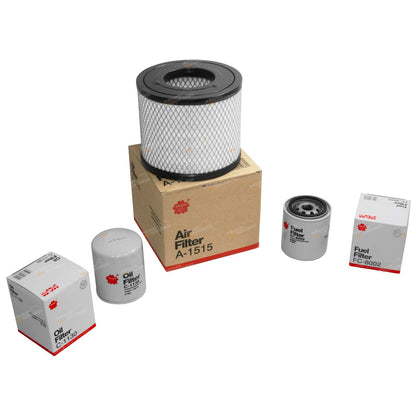 Oil, Air, Fuel Filter Kit for Holden Rodeo RA (2003–2006)