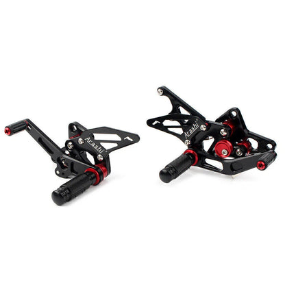 Grey Rearset Footpeg Rest Pedal for Suzuki GSXR 1300 Hayabusa (1999-2018)