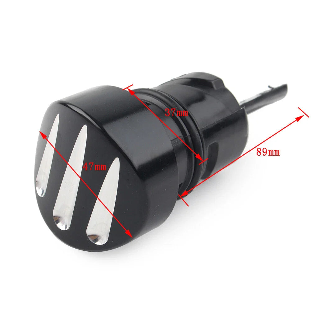 Oil Tank Dipstick Filler Plug Cap for Harley Sportster XL 883 1200 (2004-2023)