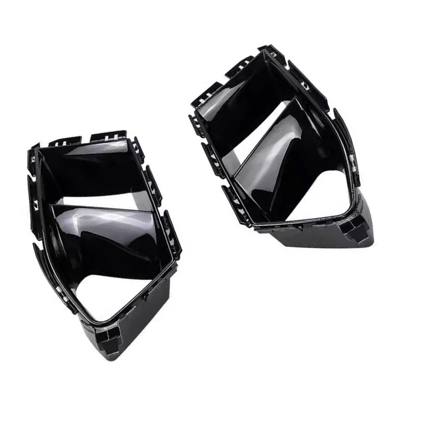 1 Pair Black Front Bumper Side Air Vent Covers for BMW G80 M3 M4 (2021-2024)