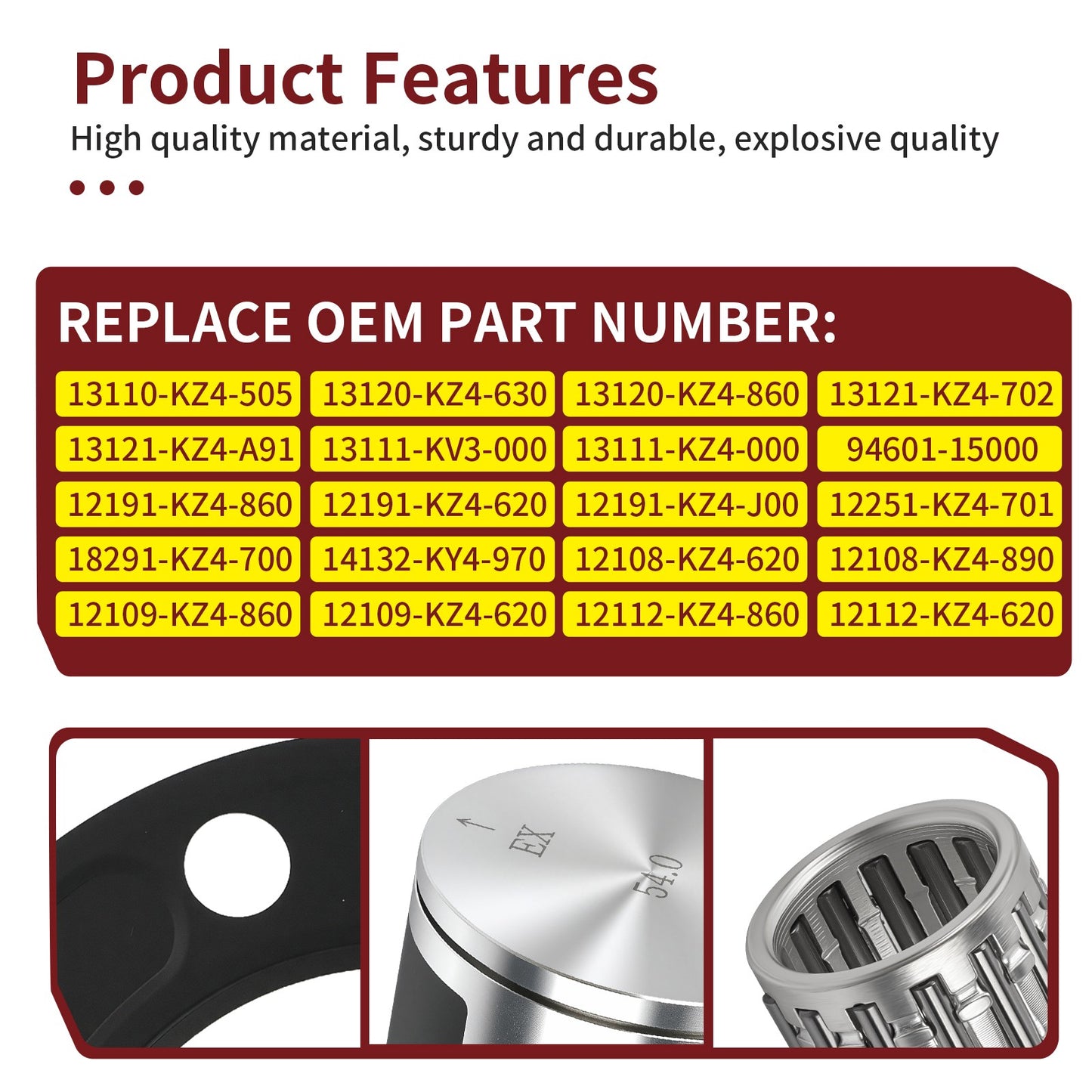 Top End Rebuild Kit for Honda CR125R (1992–1999)