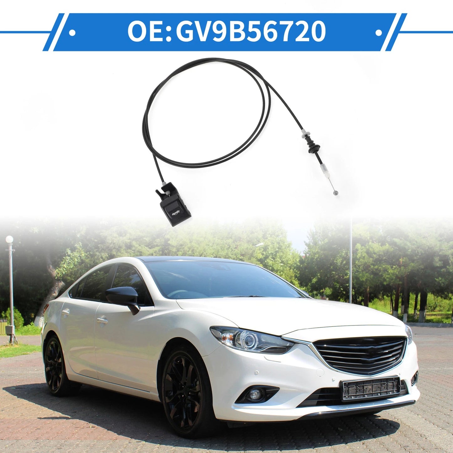 Hood Release Cable No.GV9B56720 for Mazda 6 (2013–2019)
