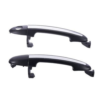 Set of 2 Chrome Outer Door Handles for Hyundai Santa Fe (2005–2012)