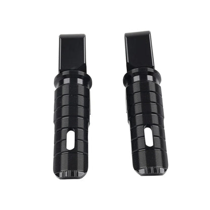 Black Rear Footrests Passenger Pegs for Honda Forza 750 (2021-2023)