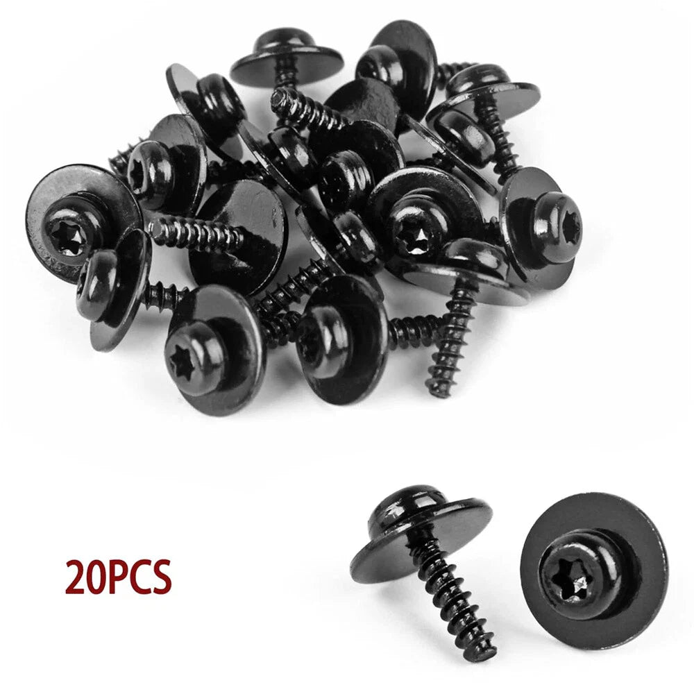 50 x Engine Splash Shield Screws Bolts U-nuts for Ford F-150, Mondeo, Fiesta, Escape