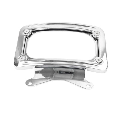 Chrome Rear License Plate Bracket for Harley Street Glide (2010-2023)
