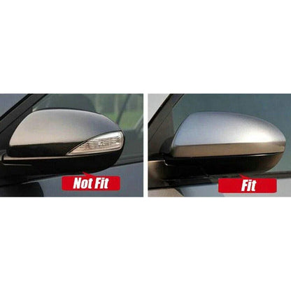 Grey Right Passenger Side Mirror Cover No-Signal Cap for Mazda 3 (2010–2013)