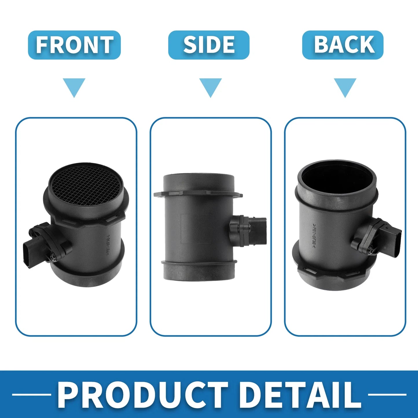 MAF Mass Air Flow Sensor Assembly for BMW 745i V8 4.4L E65 Series