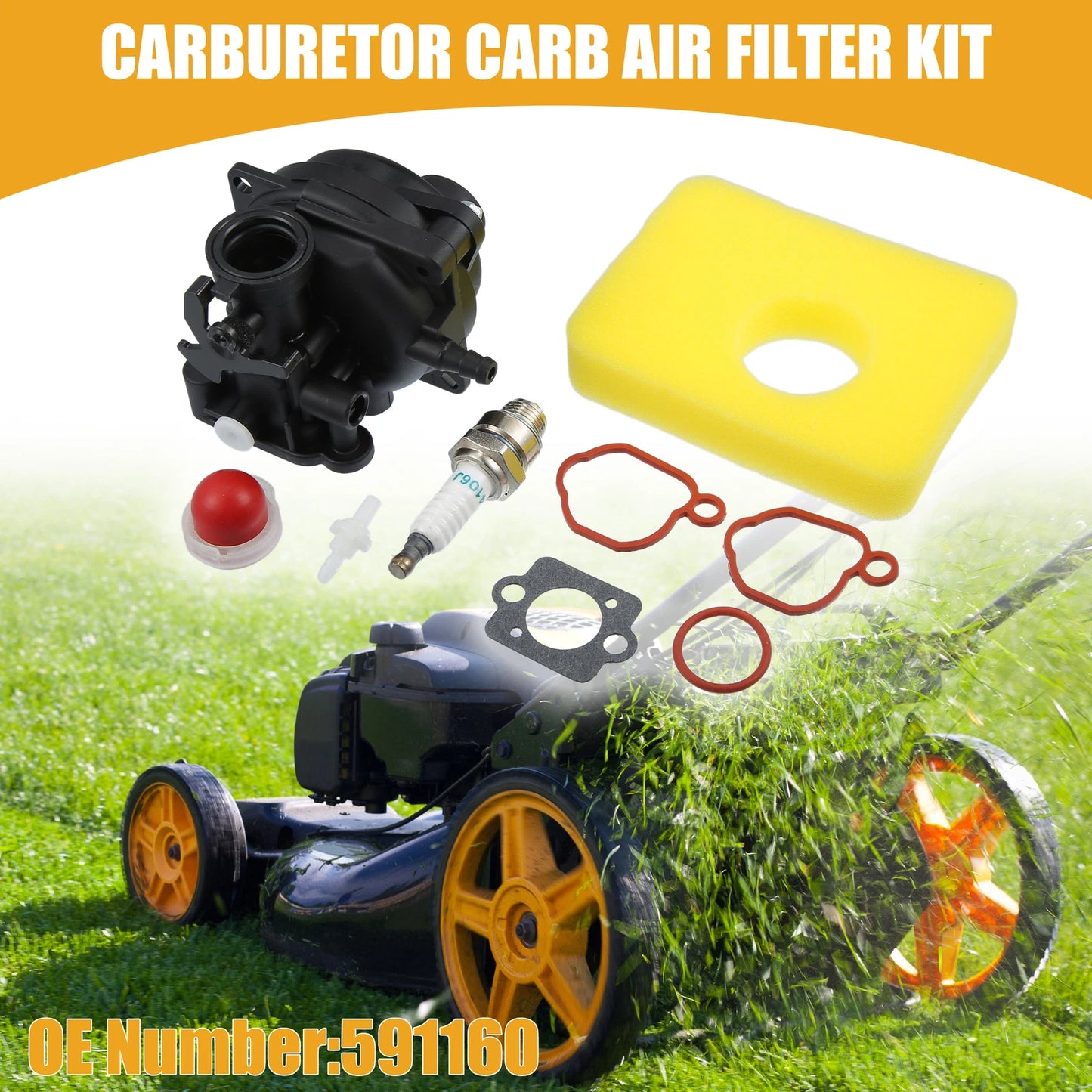 Set of 1 Carburetor Kit No.591160 for Motorbike Engine 300E 450E 500E 550EX