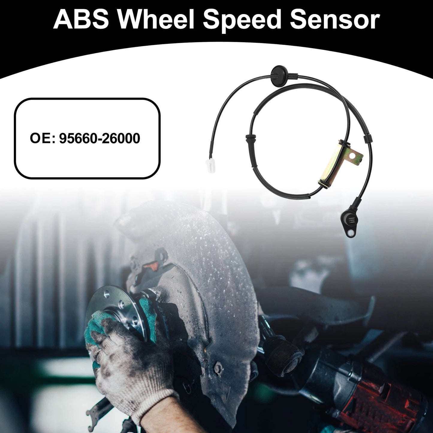 ABS Wheel Speed Sensor No. 95660-26000 for Hyundai Santa Fe (2013–2018)