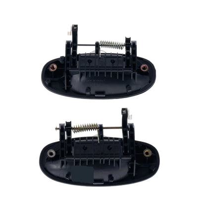 2X Rear Outer Door Handles Black for Holden Barina TK (2005–2011)