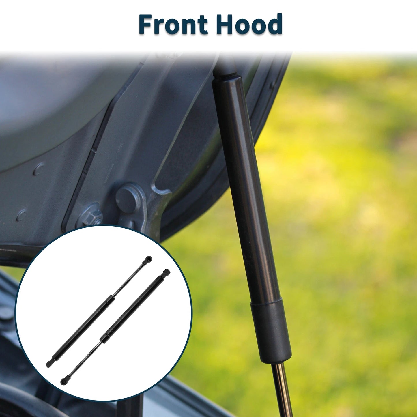 Set of 2 Front Hood Lift Supports Struts No. 51237008745 for BMW 525i/530i (2004–2007)