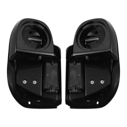 Lower Vented Fairing 6.5in Speaker Box Pod for Harley Touring (2014-2023)