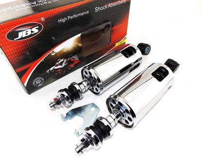 Chrome Rear Shock Absorbers for Harley Davidson FLST-I Heritage Softail (2006)