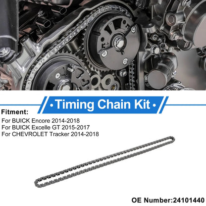Timing Chain Kit for BUICK Encore 2014-2018 (2 x Chains, 2 x Guides)