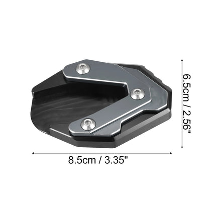 Kickstand Pad Set for Suzuki Jixer 250 SF (2018–2023) Titanium Tone