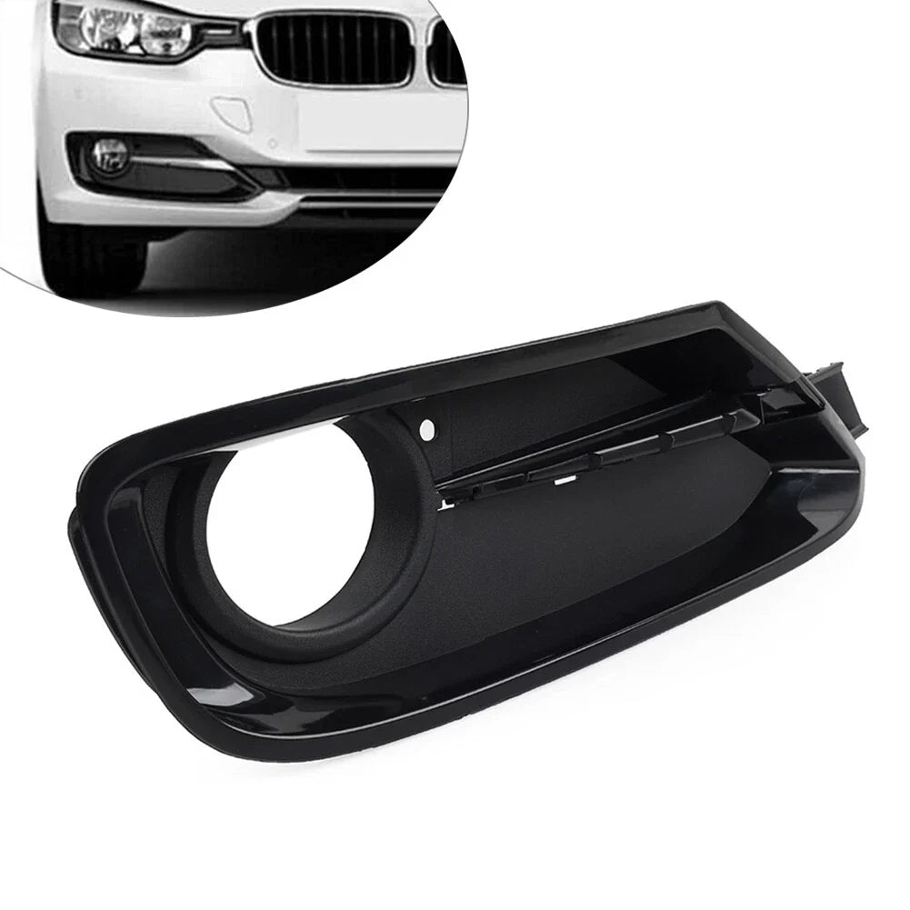 Front Bumper Fog Lamp Grille W/O Silver Trim for BMW F30 F31 (2012-2019) 1x