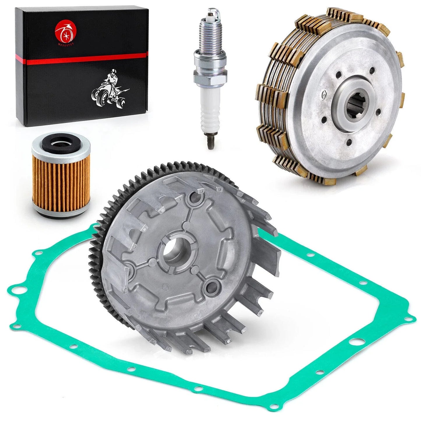 Complete Heavy Duty Clutch Assembly for Yamaha Kodiak (1993–1998)
