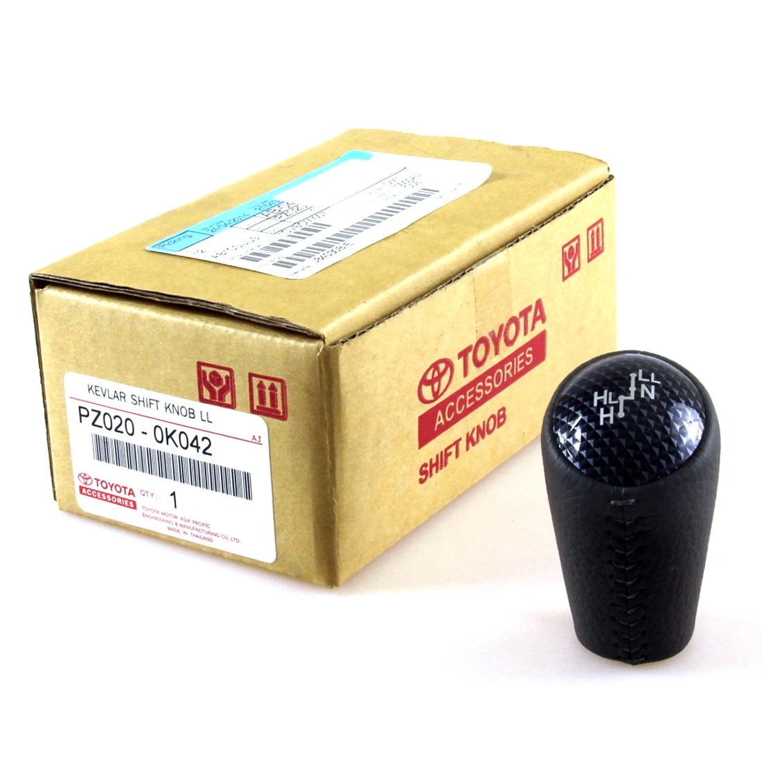 Leather Gear Shift Knob for Toyota Hilux Vigo (2004–2010)