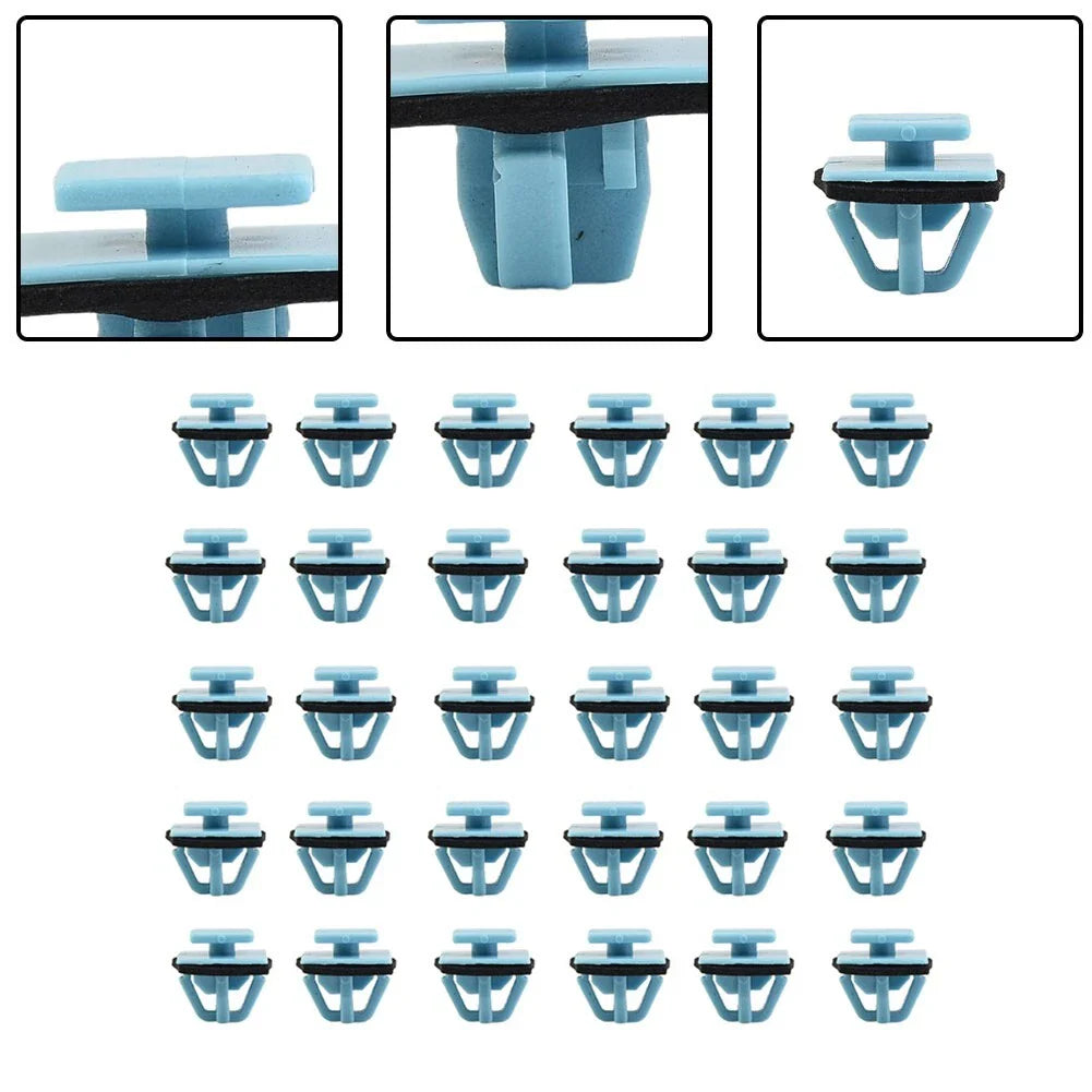 30pcs Molding-Clips for Kia-Hyundai Fender Flare Rocker Door & Moulding