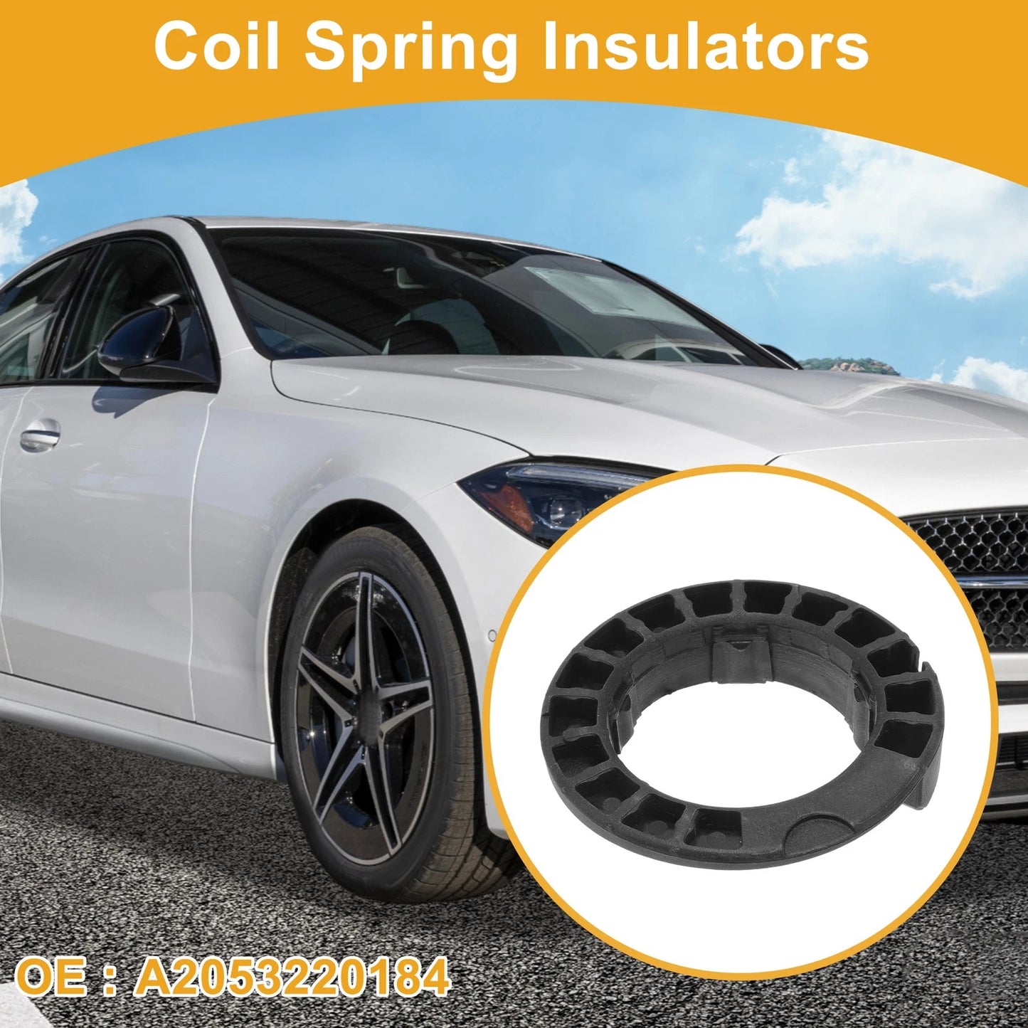 Upper Coil Spring Insulators No.A2053220184 for Mercedes-Benz C300 (2015–2021)