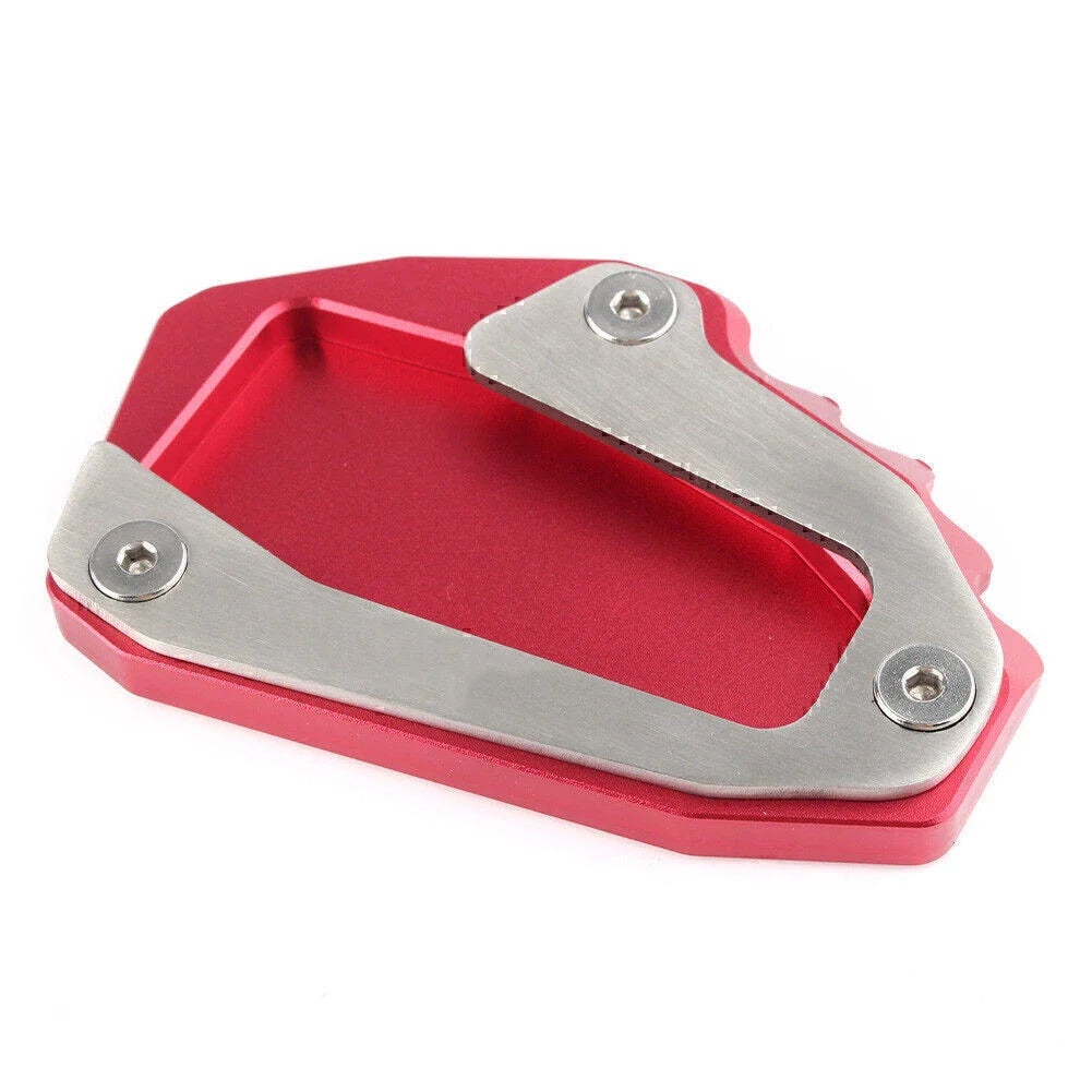 Red Kickstand Foot Plate Pad for Ducati MTS1100, MTS1200, MTS950 (2003-2023)