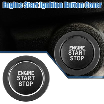 Engine Start Ignition Button Sticker for Lexus IS ES RX GS NX (2014–2023) Aluminum Black