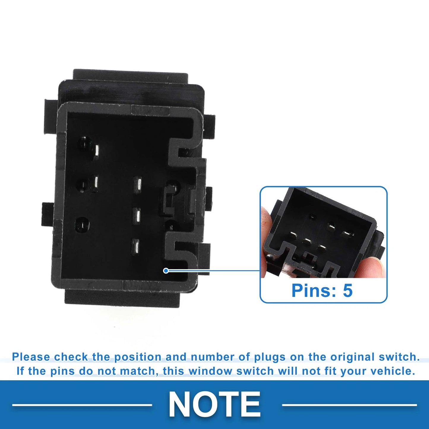 Front Side Power Window Switch for Ford F-150 (2004–2008) No. 5L1Z14529BA
