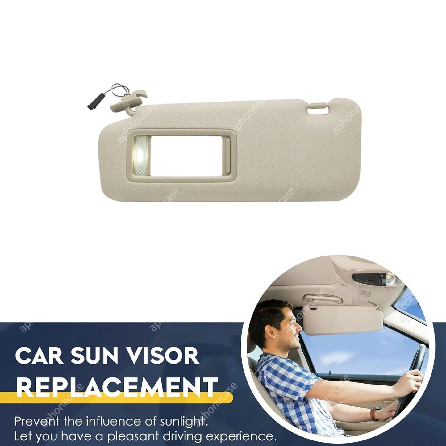 Driver Side Sun Visor Pad for Mazda CX-9 (2010–2015)