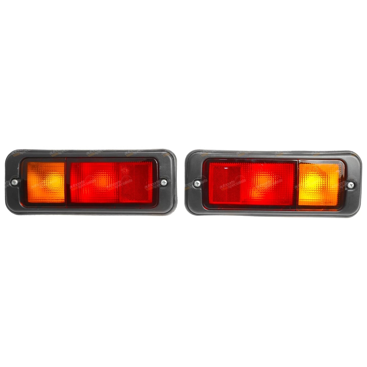 Set of 2 Rear Bumper Bar Tail Lights for Holden Jackaroo (1992–2003)