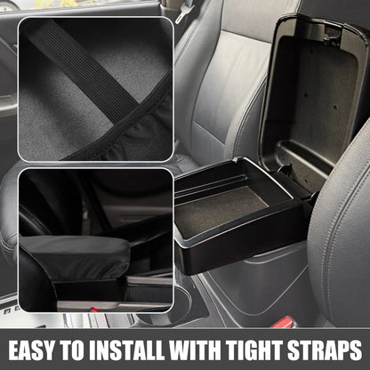 Car Center Console Armrest Cover Trim for Honda Civic (2022-2023) Black