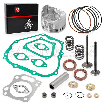 Engine Top End Rebuild Kit +0.25 Piston for Yamaha Golf Cart G16 (1996–2002)