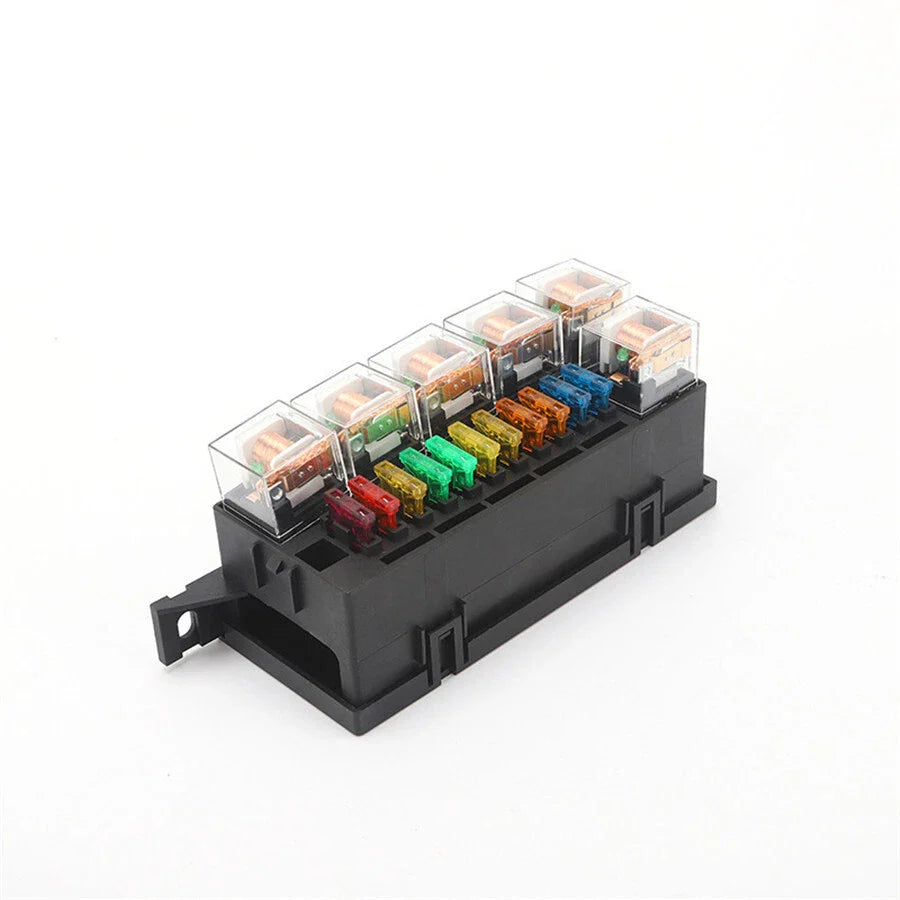 11x Fuse + 6x 5Pin Relay Fuse Box Kit for Car SUV - AU Ship