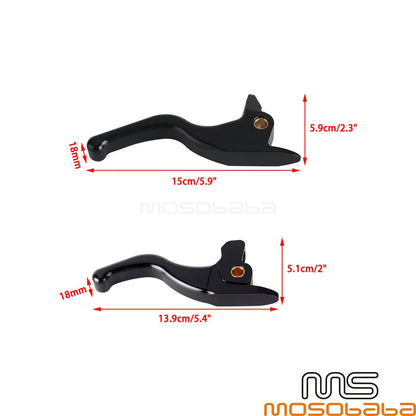 Adjustable Brake & Clutch Levers Set for Harley Softail Slim S FLSS (2017)