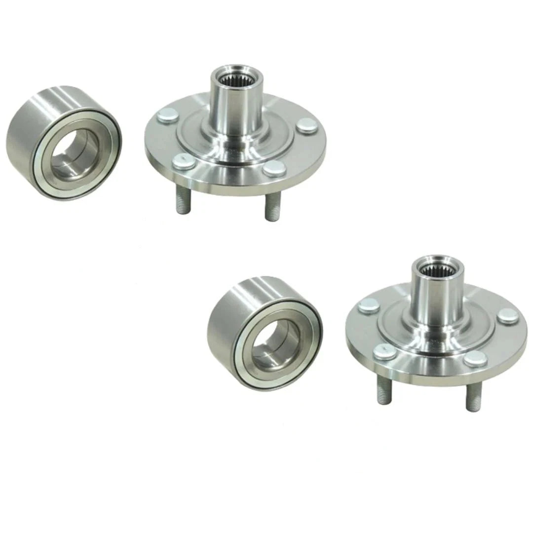Pair Front Wheel Bearing Hubs for Mitsubishi Lancer (CG CH) Outlander (ZE ZF)