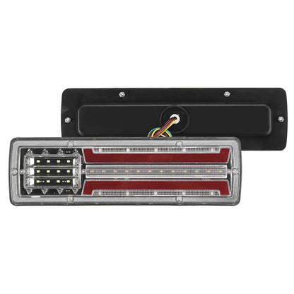 24V Flowing Rear Light Turn Signal Brake Reverse Lamp for Trailer Truck Lorry