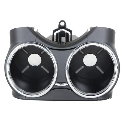 Dual Cup Holder Bracket Black for Benz W219 CLS500 CLS63 AMG (2006-2010)