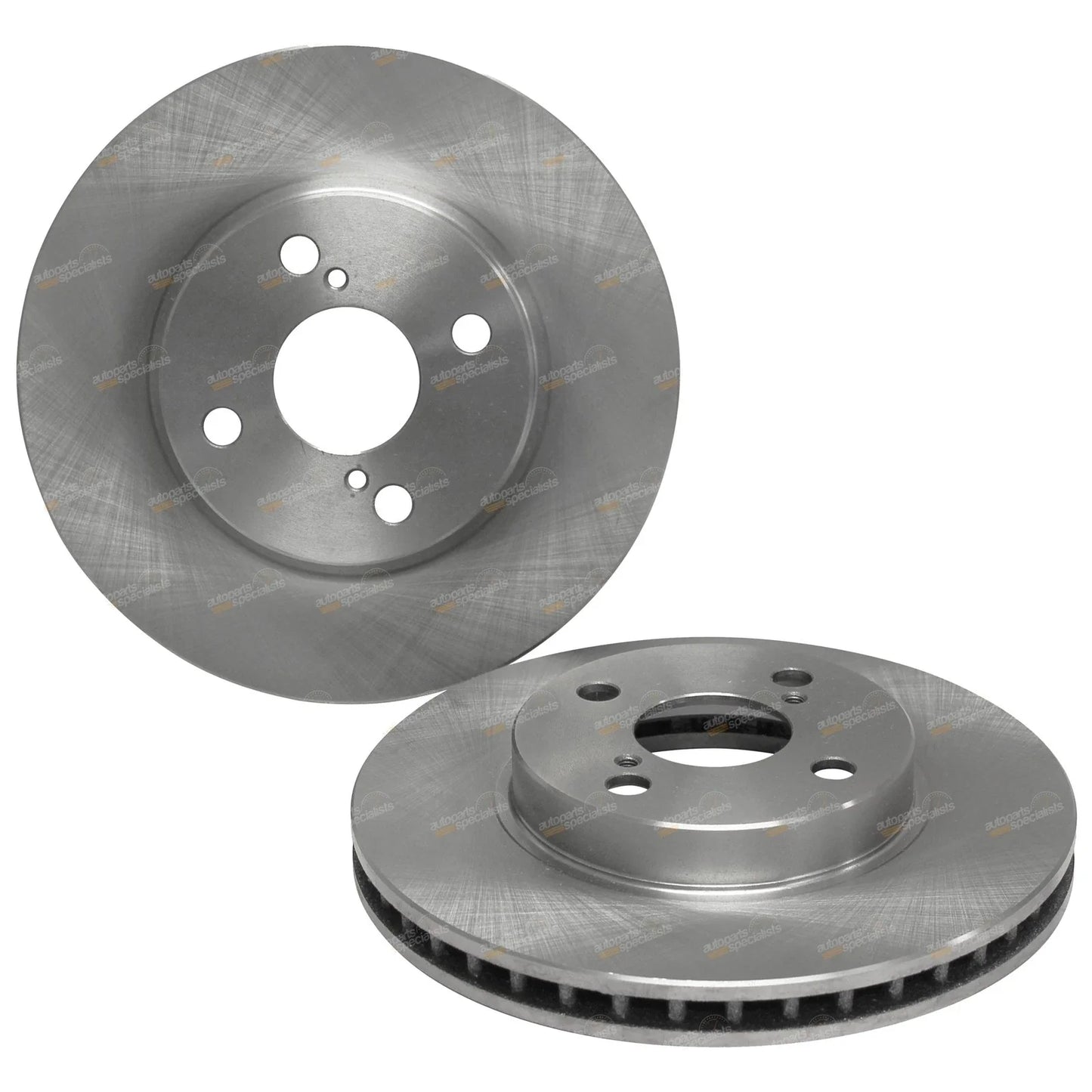 2 x Disc Brake Rotors for Toyota Corolla AE92 AE94 AE95 AE96 (1988–1995)