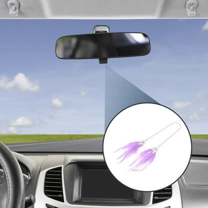Feather Dream Catcher Rear View Mirror Pendant for Universal Vehicles