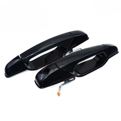 Set of 4 Gloss Black Door Handles for Chevy Tahoe Silverado GMC Yukon (2007–2014)