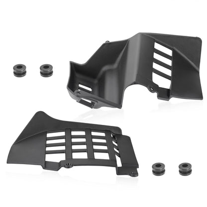 Black Heel Guards for Yamaha Banshee 350 (1987–2006)