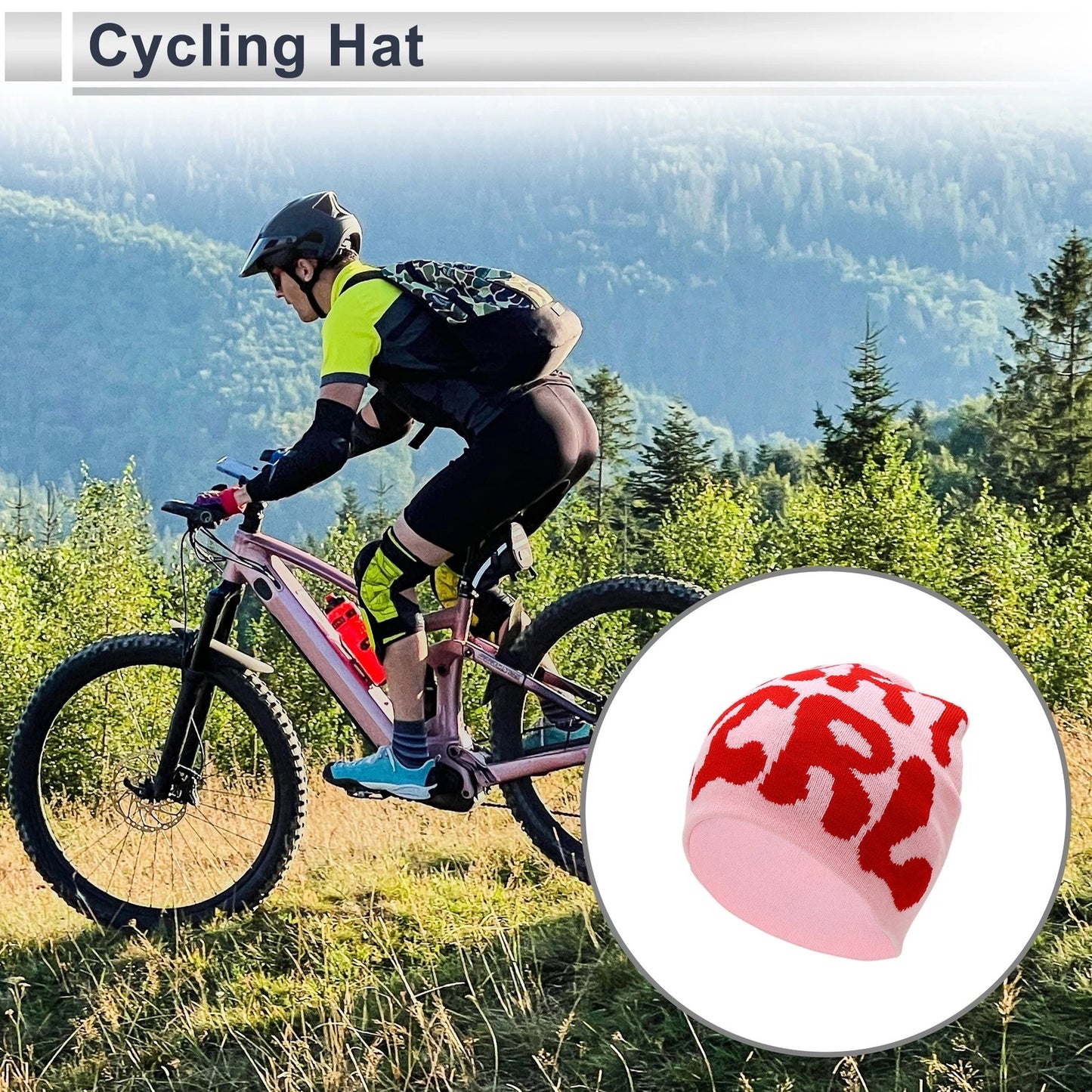 Cycling Hat for Universal Fit (20x21cm) - Warm, Comfortable, Breathable