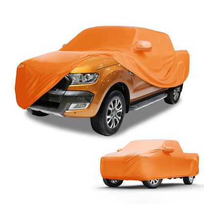 Waterproof All Weather Car Cover for Ford Ranger  - Orange, Zipper
