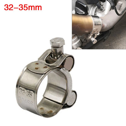 Stainless Steel Exhaust Muffler Pipe Clamp for Universal 32-35mm