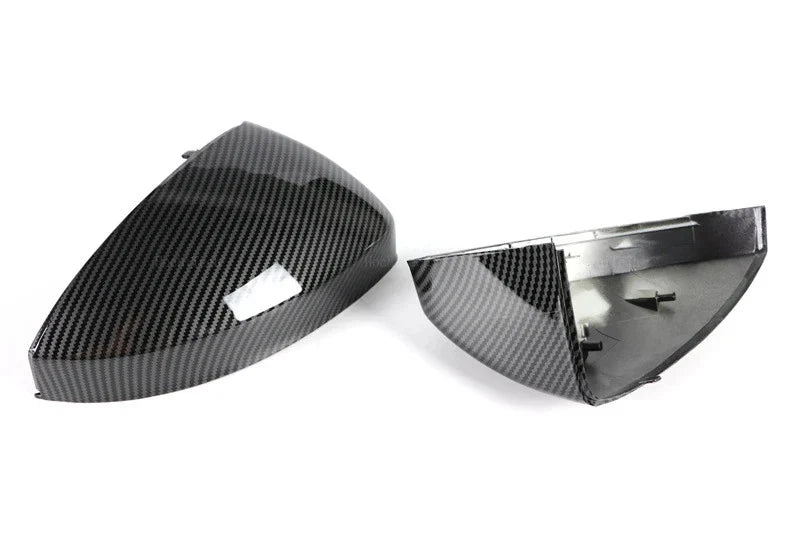 Carbon Fiber Style Side Wing Mirror Caps Covers for Audi TT (2014–2023)