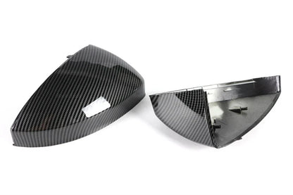 Carbon Fiber Style Side Wing Mirror Caps Covers for Audi TT (2014–2023)