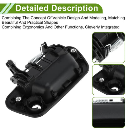 Exterior Door Handle for Chevrolet Spark (2013–2016) No.95227886 Black Front Left