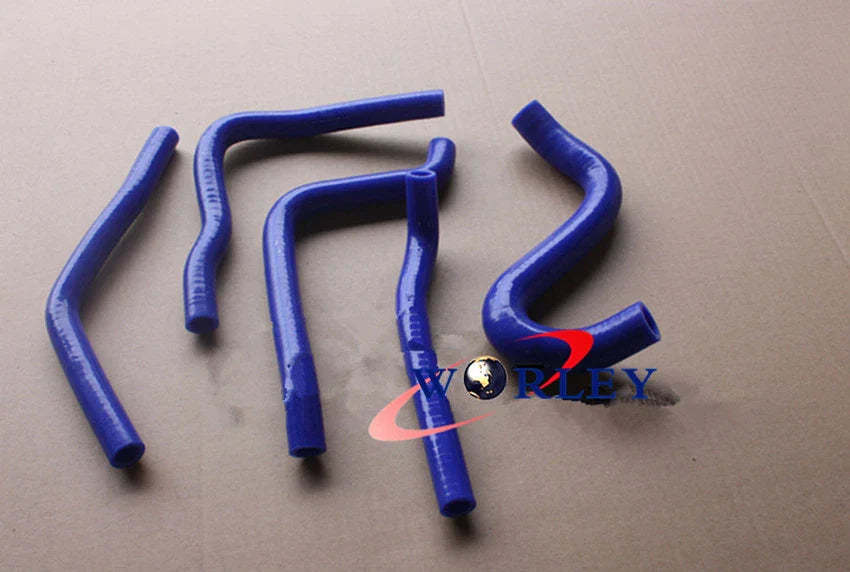 Silicone Radiator Hose for Kawasaki KX125 (1990-1993) - Blue