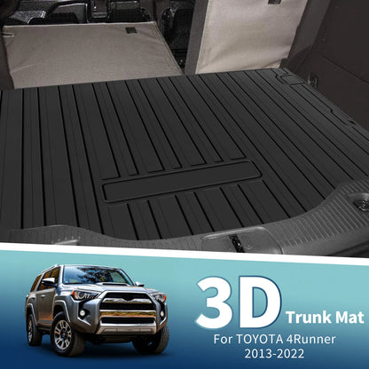 Flat Face Cargo Liner Rear Trunk Mat for Toyota 4Runner (2013–2022) TPE